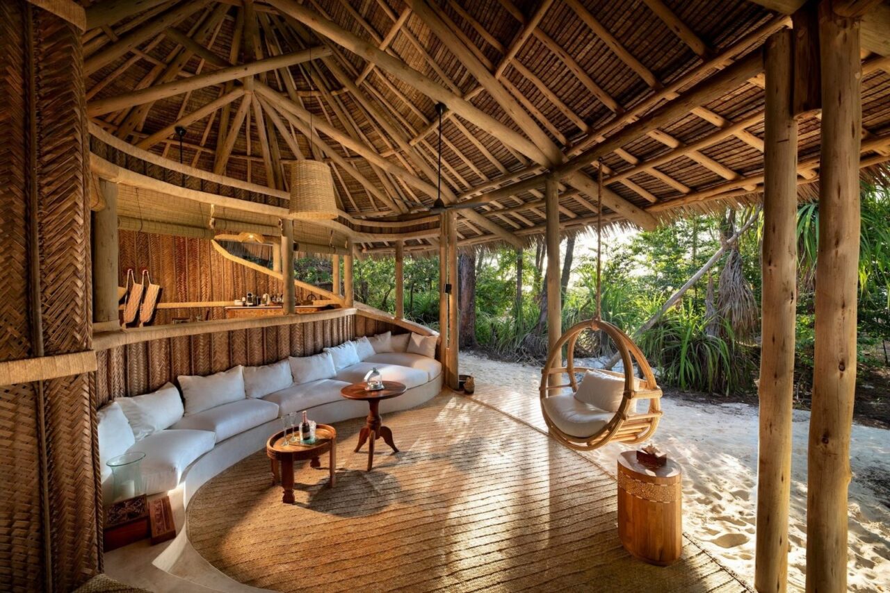 interior of andBeyond Mnemba Island