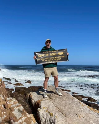 One of the most scenic spots in South Africa? 

Senior Travel Specialist Alex recalls visiting the Cape of Good Hope: 

“Starting off in Cape Town, this shot was snapped at the iconic Cape of Good Hope during a full-day tour of the Cape Peninsula, the southernmost point of my adventure and one of the most scenic spots in South Africa. 

It was a brilliant day exploring quaint seaside towns, dramatic coastlines, awesome local cuisine, and some seriously breathtaking views.”

If you’re looking for unforgettable moments like this on a South Africa safari, give Alex a call today, and he’ll give you his expert recommendations.

#capetown #capeofgoodhope #capepeninsula #southafrica #sa #satravel #africa #safari #safaritravel #africatravel